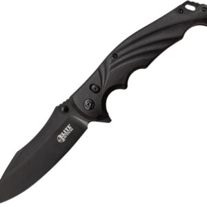 Master Cutlery Elite Tactical Conqueror Folding Knife Black