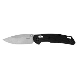 Kershaw Heist Folding Knife 3-1/5" Clip Point Blade Black