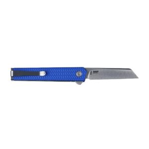 CRKT CEO Microflipper Folding Knife 2-1/5" Sheepsfoot Blade Blue