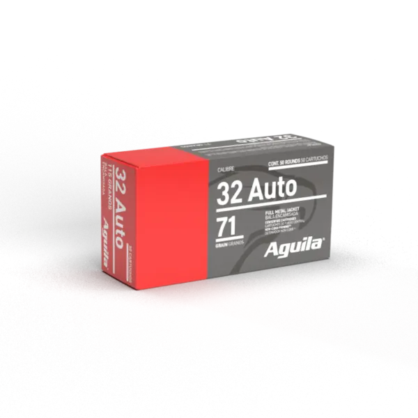 AGUILA 32 AUTO FMJ 71GR 50RD BOX 20 BXS PER CS