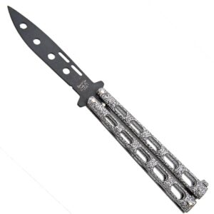 BEAR & SONS 5" SLVR BTTRFLY PWDR CT TRAINER