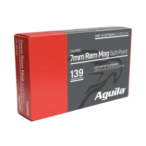 AGUILA 7MM REM MAG 139GR INTERLOCK BTSP 20RD BX 10 BOXES PER CASE