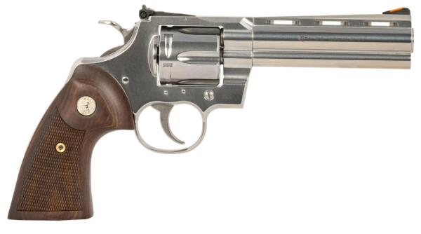 COLT PYTHON STAINLESS REVOLVER 357 MAG 5" 6 RD