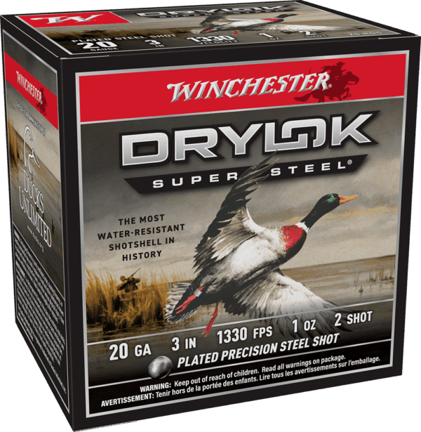 WINCHESTER DRYLK STL MAG 20G 3" 1OZ 25/250