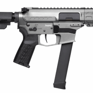 CMMG PISTOL, BANSHEE, MKGS, 9MM, 5", TUNGSTEN W/ADJ RIP BRACE