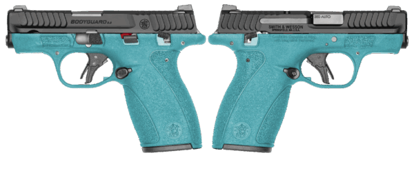 SMITH & WESSON BODYGUARD 2.0 380ACP PISTOL T.S. AZTEC TEAL ORION EXCLUSIVE 1-12RD 1-10RD MAG
