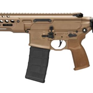 SIG SAUER MCX 5.56 PISTOL 11.5" PISTOL FDE CERAKOTE, FOLDING PCB, 1-30RD MAG