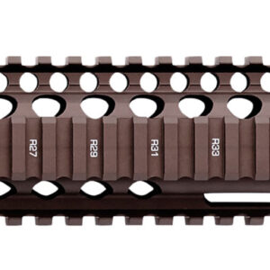 Daniel Defense 0100408001 M4A1 RIS II Handguard 12.25" 2-Piece, Free-Floating Style Made of 6061-T6 Aluminum with Flat Dark Earth Anodized Finish & Picatinny Rail for AR-15