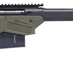 Savage Arms 57553 Axis II Precision 30-06 Springfield 5+1 22", Matte Black Barrel/Rec, OD Green Adjustable MDT Aluminum Chassis, Polymer Grip