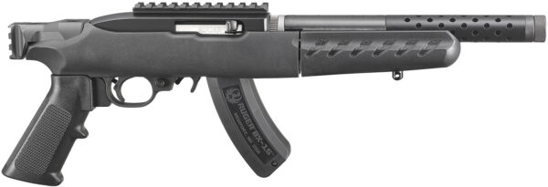 Ruger 4935 22 Charger Lite 22 LR 15+1 10" Matte Black Steel/Ported/Threaded Barrel, Matte Black w/Picatinny Rail Receiver, Black Ergonomic Polymer Grip