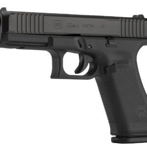 Glock PA225S201MOS G22 Gen5 MOS 40 S&W  4.49" Glock Marksman Barrel 10+1, Black Frame & MOS  nDLC Slide, Modular Backstrap, Ambidextrous Slide Stop, Safe Action Trigger, Optics Ready