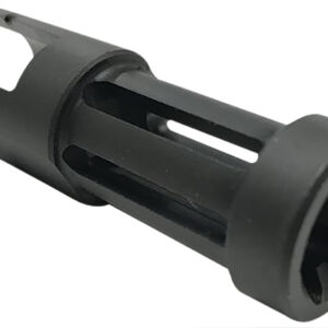 Samson 040606203 Flash Hider  Black Oxide Stainless Steel with 2.50" OAL & .860" Diameter for Ruger 10/22