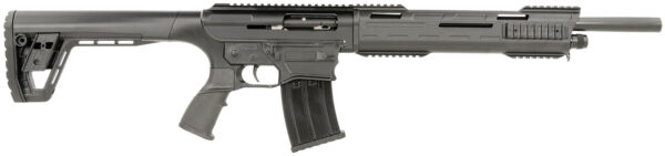 Tokarev USA 21000103 TAR  12 Gauge Semi-Auto 3" 5+1 18.50" Black Steel Barrel, Black Receiver w/Picatinny Rail, Black Fixed Synthetic Stock