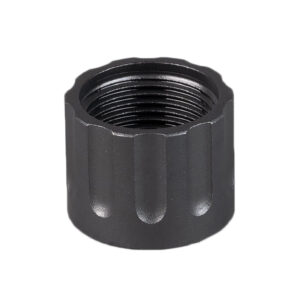 SilencerCo AC6 Delta Thread Protector Stainless Steel Black Oxide 1/2"-28 tpi