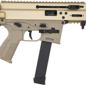 B&T Firearms 36176502GCT APC9K  9mm Luger 33+1 4.30" Black Steel Barrel, Coyote Tan Picatinny Rail Receiver, Brace Adapter, Coyote Polymer Grips, Ambidextrous