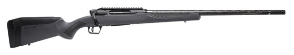 Savage Arms 57903 Impulse Mountain Hunter 300 PRC 3+1 24" Carbon Fiber Threaded Barrel, Black Aluminum Receiver w/Picatinny Rail, Gray AccuStock Synthetic Stock, Ambidextrous