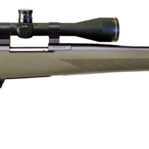 Howa HGP2270G M1500 Hogue Full Size 270 Win 5+1 22" Blued Steel Barrel, Drilled & Tapped Stainless Steel Receiver, Hogue OverMolded Green Synthetic Stock, Nikko Stirling GamePro 4-12x40mm