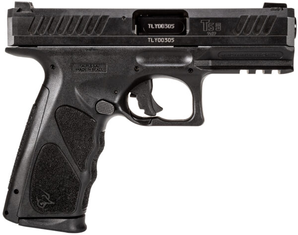 Taurus 1TS9SR041 TS9  Full Size Frame 9mm Luger 17+1 4" Matte Black Steel Barrel, Matte Black Serrated Steel Slide, Matte Black Polymer Frame w/Picatinny Rail, Black Polymer Grip, Includes 2 Magazines