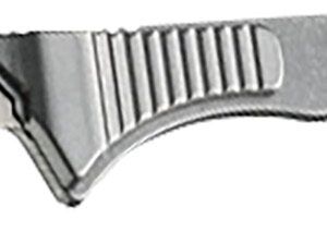 Hogue 35876 Expel  2.050" Fixed High Carbon Steel Blade, Black G10 Scales/SS Handle, Includes 3 #60 & 2 #70 blades.