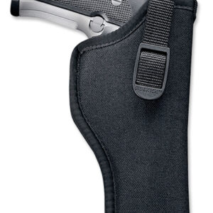 Uncle Mike's 81021 Sidekick Hip Holster OWB Size 02 Black Cordura Belt Loop Fits Med/Large DA Revolver Right Hand