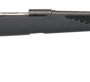 Savage Arms 57060 110 Hunter Full Size 22-250 Rem 4+1 22" Matte Black Button-Rifled Barrel, Matte Black Drilled & Tapped Carbon Steel Receiver, Adj AccuStock Matte Gray Synthetic Stock, Right Hand