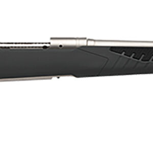 Savage Arms 57077 110 Storm Full Size 6.5 Creedmoor 4+1 22" Matte Button-Rifled Barrel, Matte Drilled & Tapped Stainless Steel Receiver, AccuStock Matte Gray Synthetic Stock, Right Hand