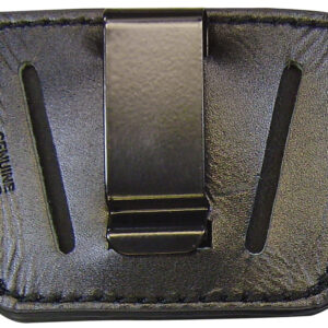 PSP 036BLK Belt Slide  IWB/OWB Leather Belt Clip/Slide Fits Small/Med Semi-Auto Ambidextrous
