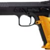 CZ TS 2 ORANGE PISTOL 9MM BLACK/ORANGE BULL BARREL, MAGWELL 2-20RD MAGS - Image 2