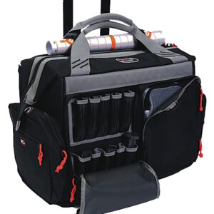 GPS Bags 2215RB Rolling  Black Canvas Holds 4 Handguns