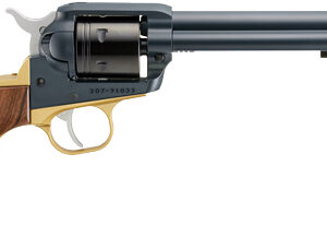 RUGER WRANGLER 22LR 6.5" FS - MIDNIGHT BLUE BRASS GRIP FRAME