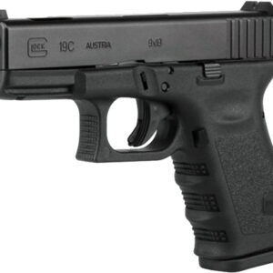 GLOCK 19C 9MM LUGER FS 15-SHOT - COMPENSATED BLACK TALO