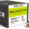 NOSLER BULLETS 270 CAL .277 - 140GR BALLISTIC TIP 50CT - Image 2