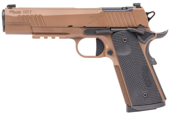 SIG 1911 45ACP 5 X-SERIES COYOTE OR 8RD