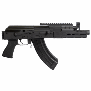 Century Arms Draco Tactical Pistol - Black | 7.62X39 | 7.5" | 30RD Mag | Linear Compensator | Integrated Picatinny Rail