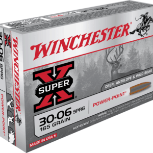 Winchester Super-X Pointed Soft Point Rifle Ammunition - 30-06 Springfield 165 Grain