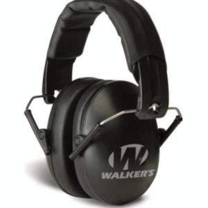 Walkers Passive Low-Profile Ear Muff-Black