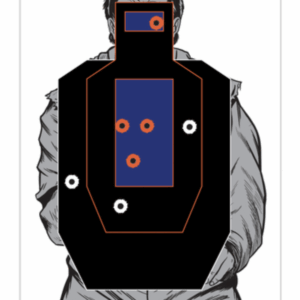 Birchwood Casey 12"x 18" Bad Guy IPSC Silhouette 8 Pack