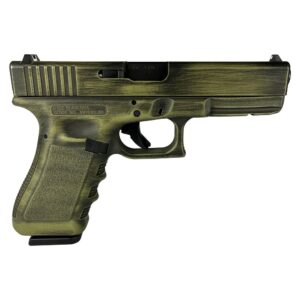 Glock 17 Gen 3 Custom "Bazooka Green Destressed" Handgun 9mm Luger 17/rd Magazines (2) 4.49" Barrel Austria