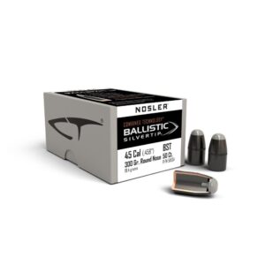 Nosler Ballistic SilverTip Hunting Bullets .45/70 Gov .458" 300 gr RN-SBT-BSTIP 50/ct