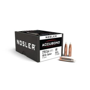 Nosler AccuBond Bullets .270 Cal .277" 150gr SPITZER 50/ct