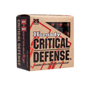 HORNADY CRITICAL DEFENSE 45 COLT 185GR FTX 20RD BX 200RD CASE