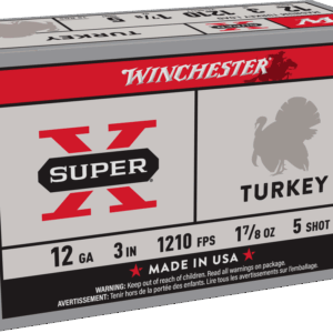 WINCHESTER SUPER X TURKEY 12GA 3" 1-7/8OZ #5 10RD BX 100RD CASE