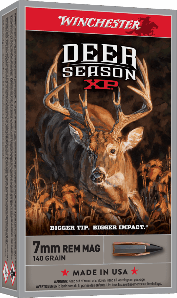 WINCHESTER DEER SEASON XP 7MM REM MAG 140G 20RD BX 200R CASE