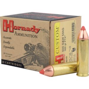 HORNADY CUSTOM 500S&W 300GR FTX 20RD BX 200RD CASE