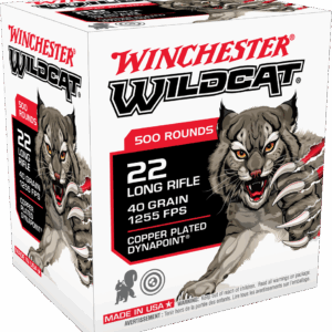 WINCHESTER 22 LR WILDCAT DYNAPOINT CP 40 GR 500 RD/BX 10 BX/CS