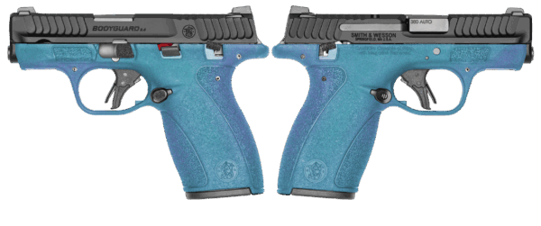 SMITH & WESSON BODYGUARD 2.0 MS 380ACP 2.75" TYPHOON SHIMMER 1-10RD 1-12RD