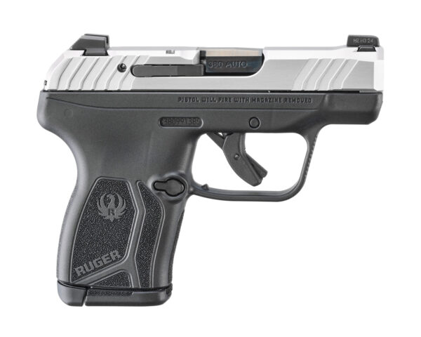 RUGER LCP MAX M.S. 380ACP 2.8" BBL, STAINLESS/BLACK 1-10RD MAG