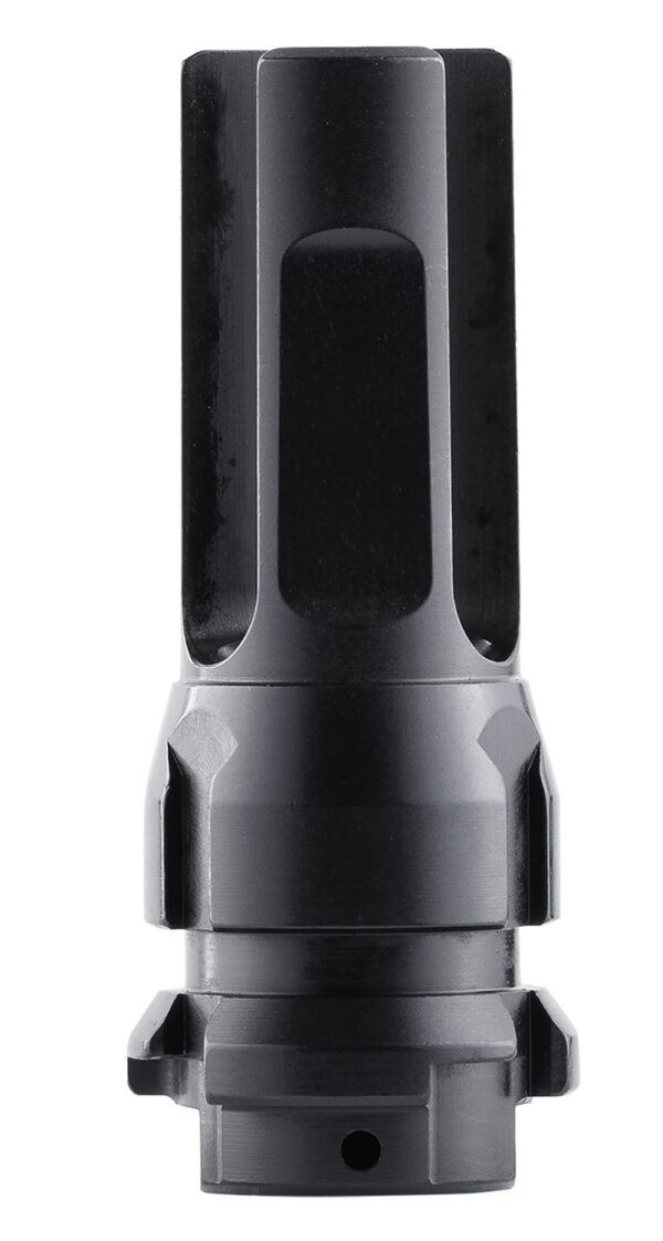 Dead Air DA302 Flash Hider  Black with 5/8"-24 tpi Threads & 2.70" OAL for 7.62mm Sandman Series, KeyMod Equipped Nomad-30 & Primal Suppressors