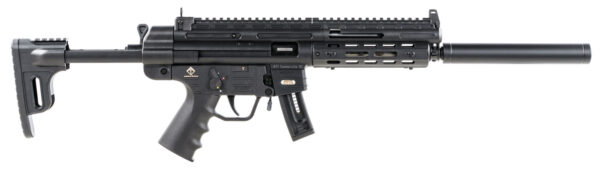 GSG GERGGSG1610ML GSG-16  Full Size 22 LR 10+1 16.25" Black Black Polymer Receiver Black Collapsible w/Storage Compartment Stock Right Hand