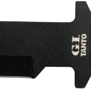 Cold Steel CS80PGTK G.I.  7" Fixed Tanto Plain Black Rust Resistant Finish 1055 Carbon Steel Blade/Black Polypropylene Scales Handle Includes Sheath